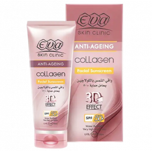 EVA SKIN CLINIC COLLAGEN ANTI-AGEING FACIAL SUNSCREEN SPF 50+ — 50 ML